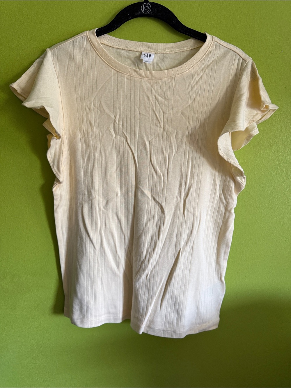 NWT GAP Yellow Short Sleeve T Tee Shirt Size L